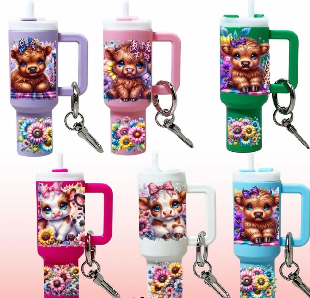 Mini cup keyrings