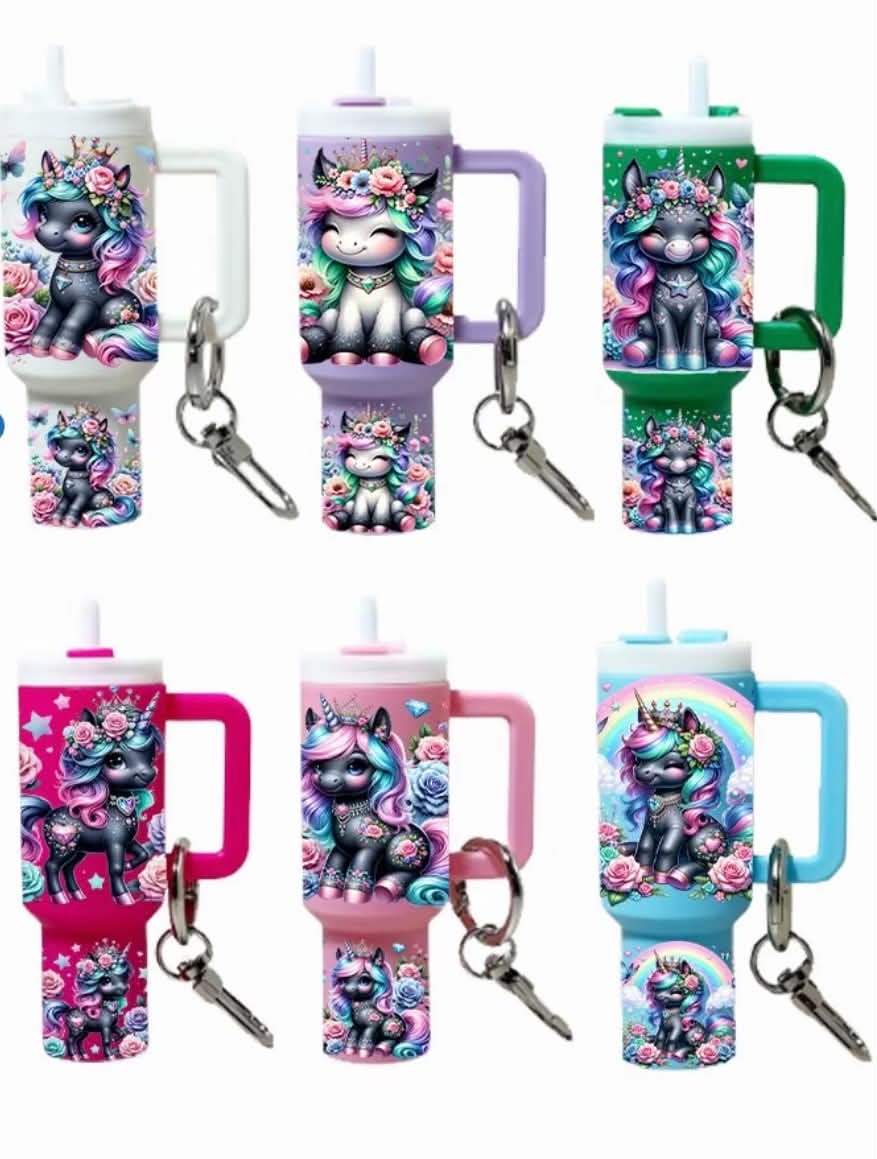 Mini cup keyrings