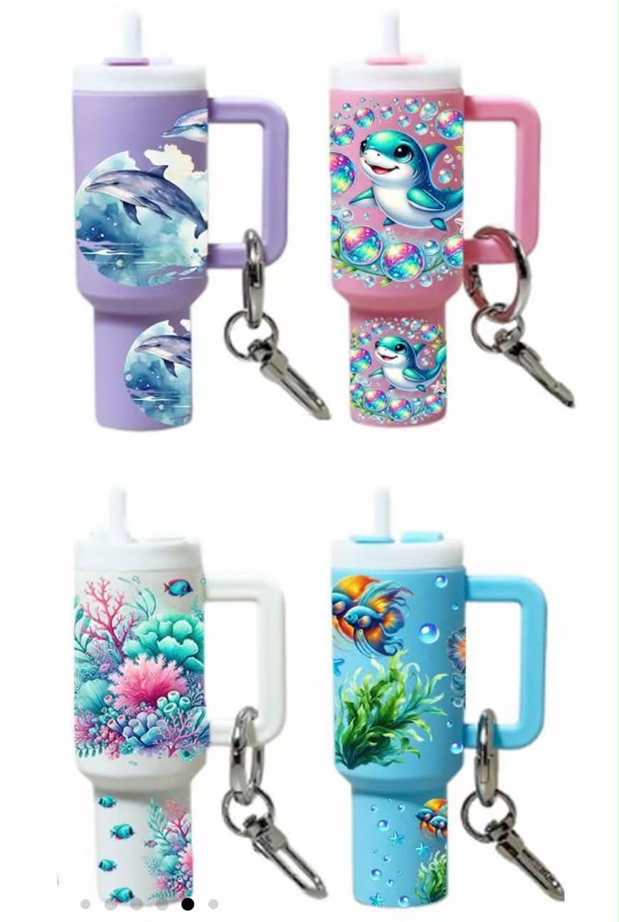 Mini cup keyrings