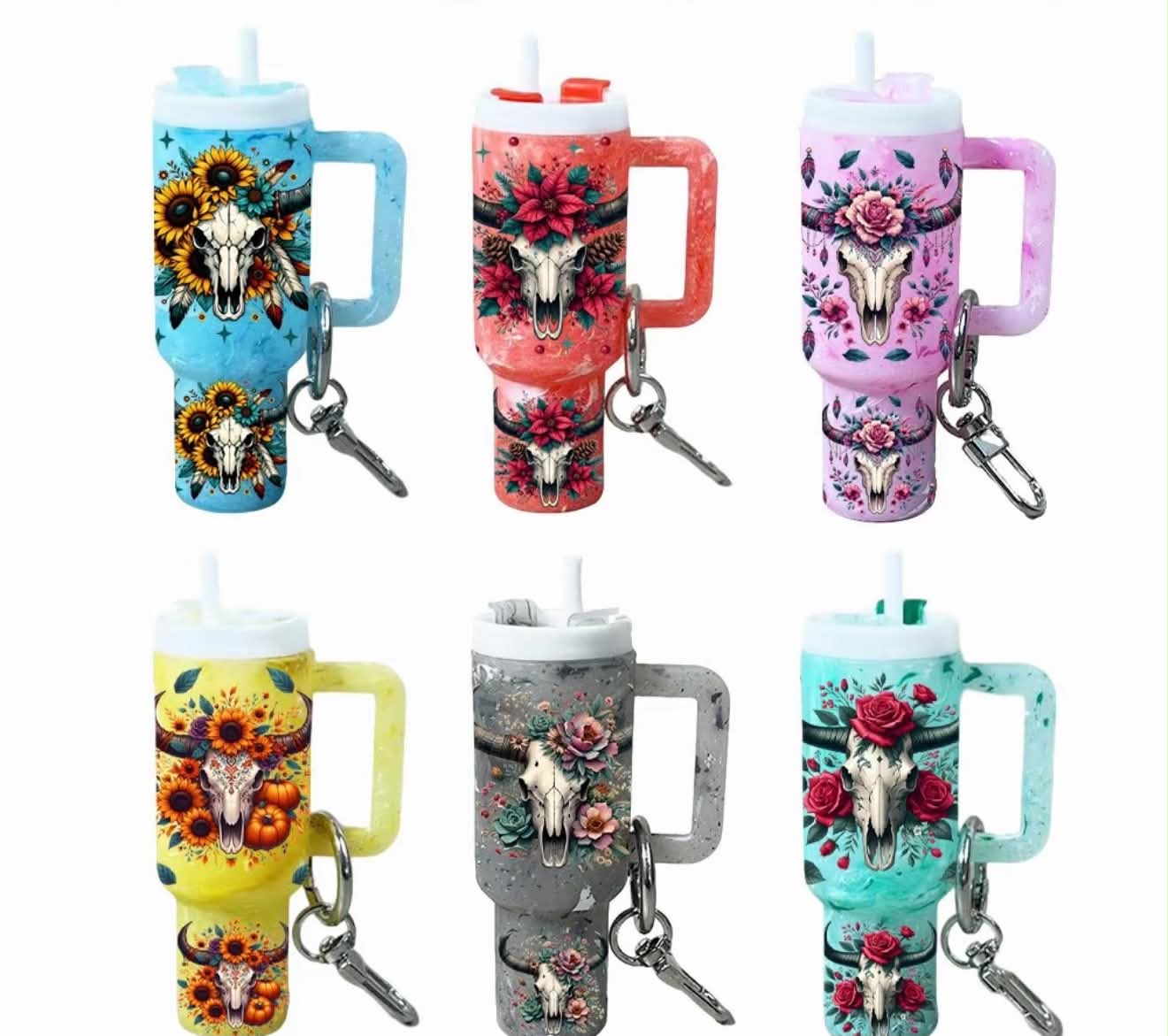 Mini cup keyrings