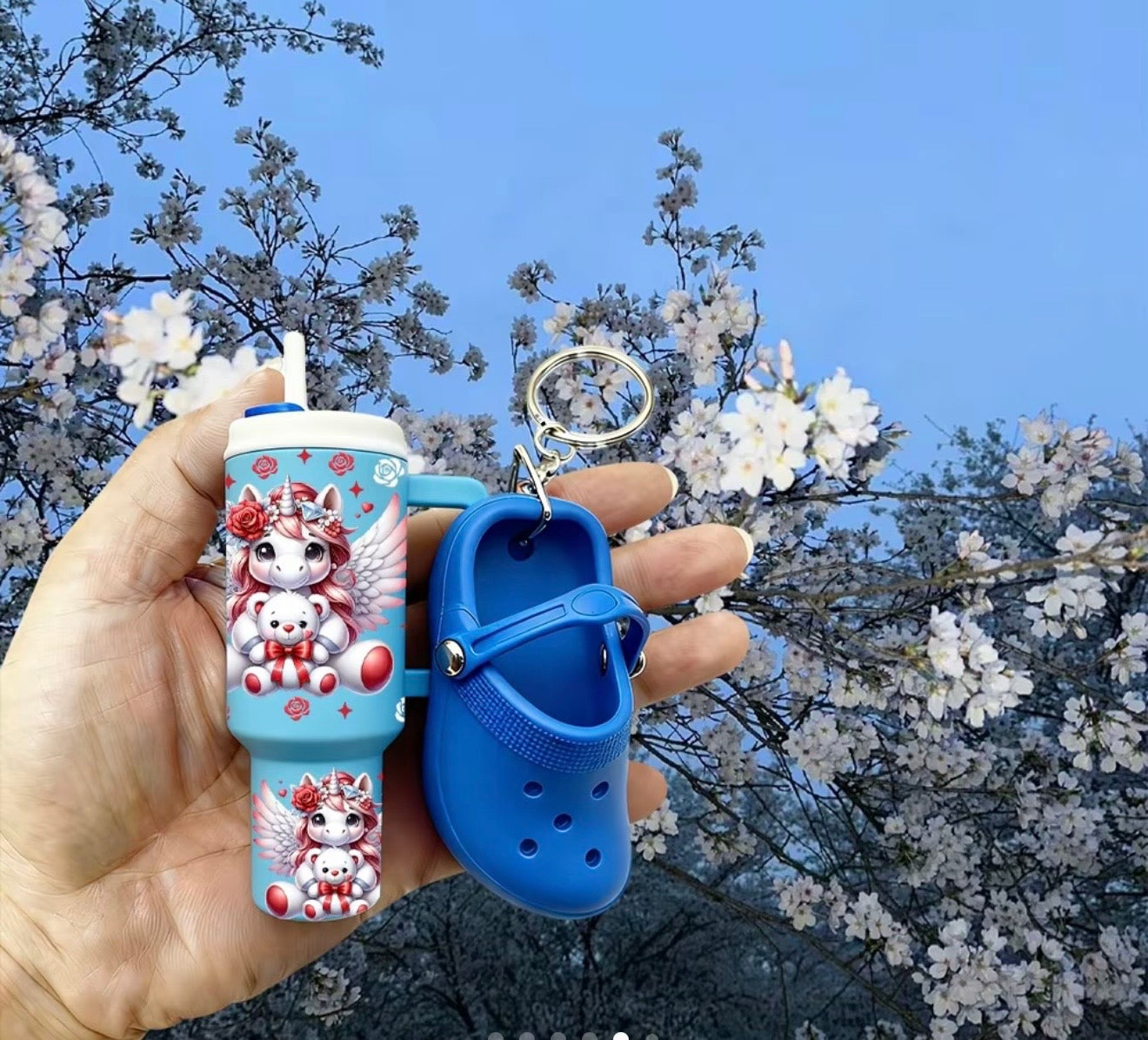 Mini cup keyrings